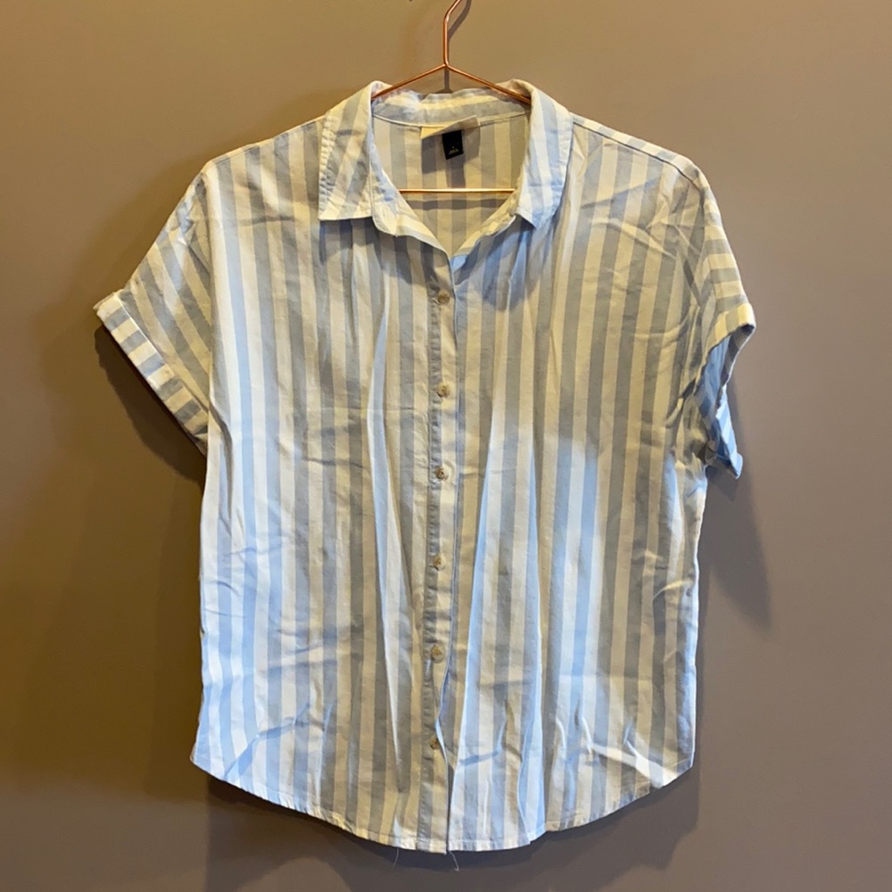 Striped Button Down Shirt